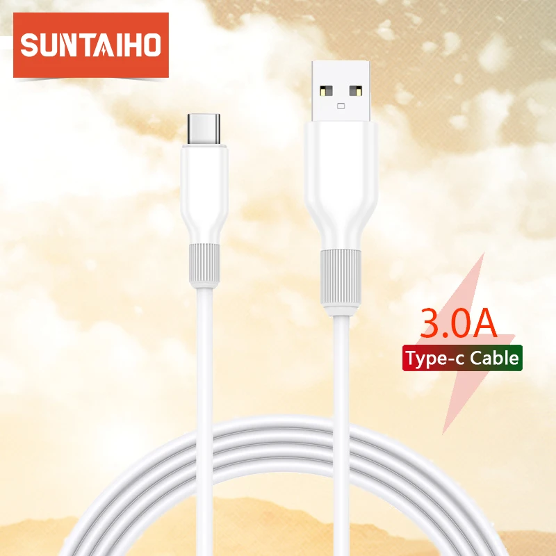 Suntaiho usb type-C кабель для Xiaomi Redmi Note 7 K20 Pro samsung A50 huawei Быстрая зарядка USB-C зарядное устройство кабель usbc для мобильного телефона