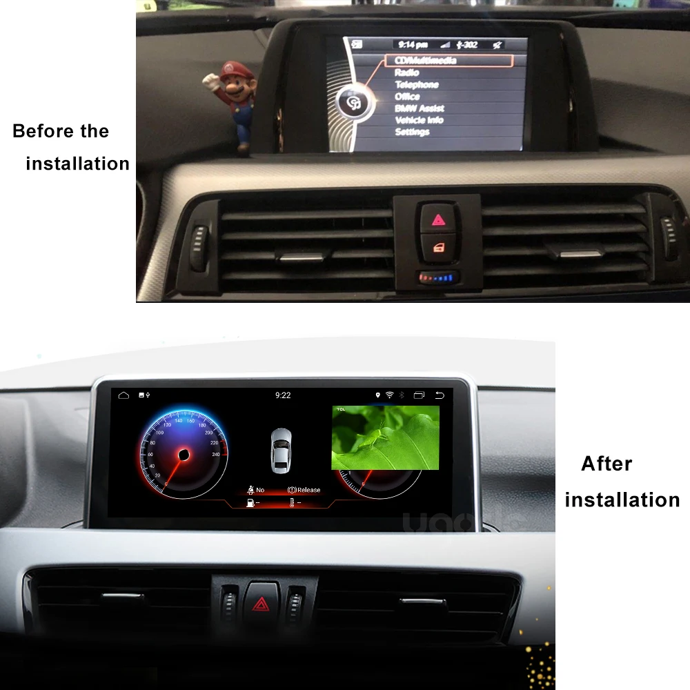 Ugode Android 7 1 автомобильный ПК GPS навигационная система MP3 видео плеер 10 25 дюйма для BMW