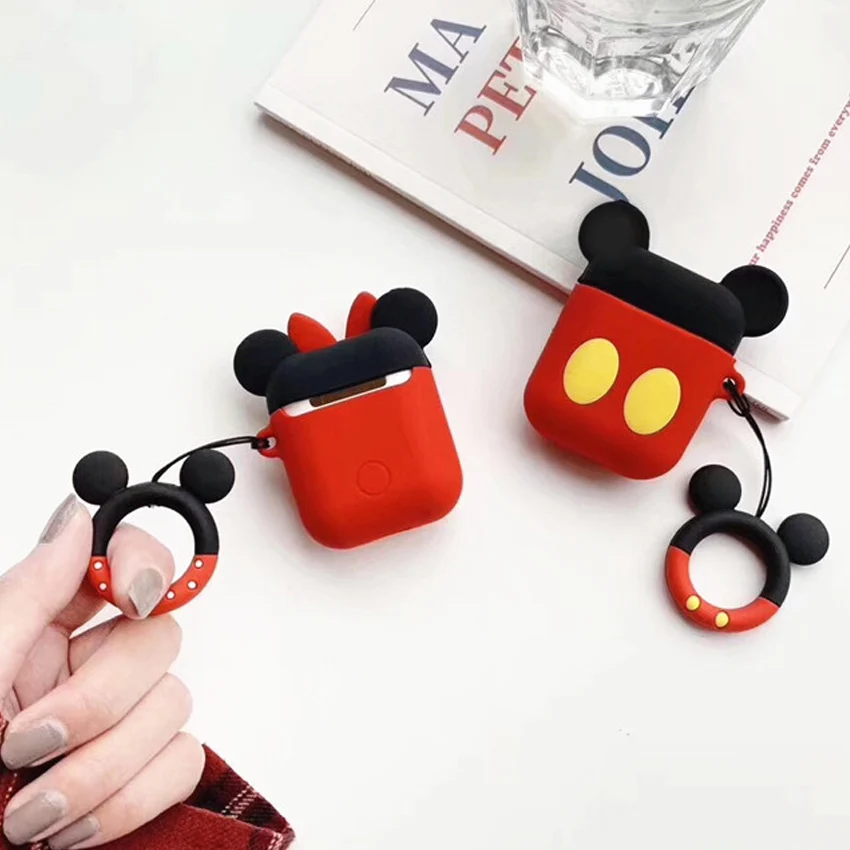 Для airpods чехол милый кот/с изображением утки, лягушки мультяшный брелок/брелок мультяшный силиконовый чехол для наушников чехол s Для air pods 2 Чехол funda