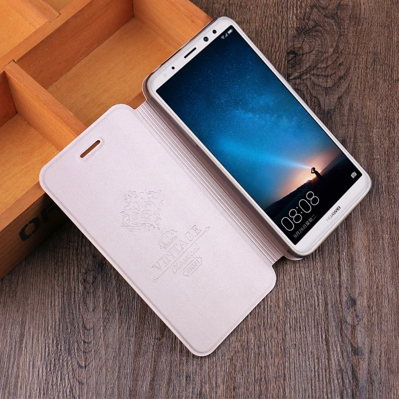 Mofi для Huawei nova 2i 5 9 дюйма высококачественный кожаный чехол-книжка huawei mate 10 lite