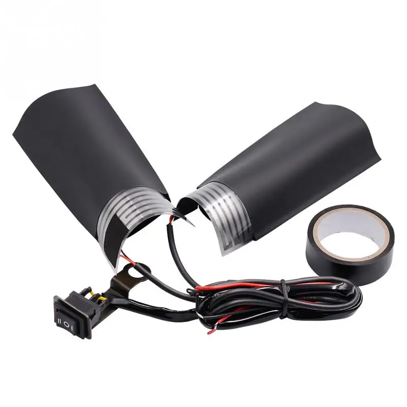 

Universal Grip Motorcycle Heated grip pads 12V Heated Grips Inserts Handlebar Hand Warmers Fits