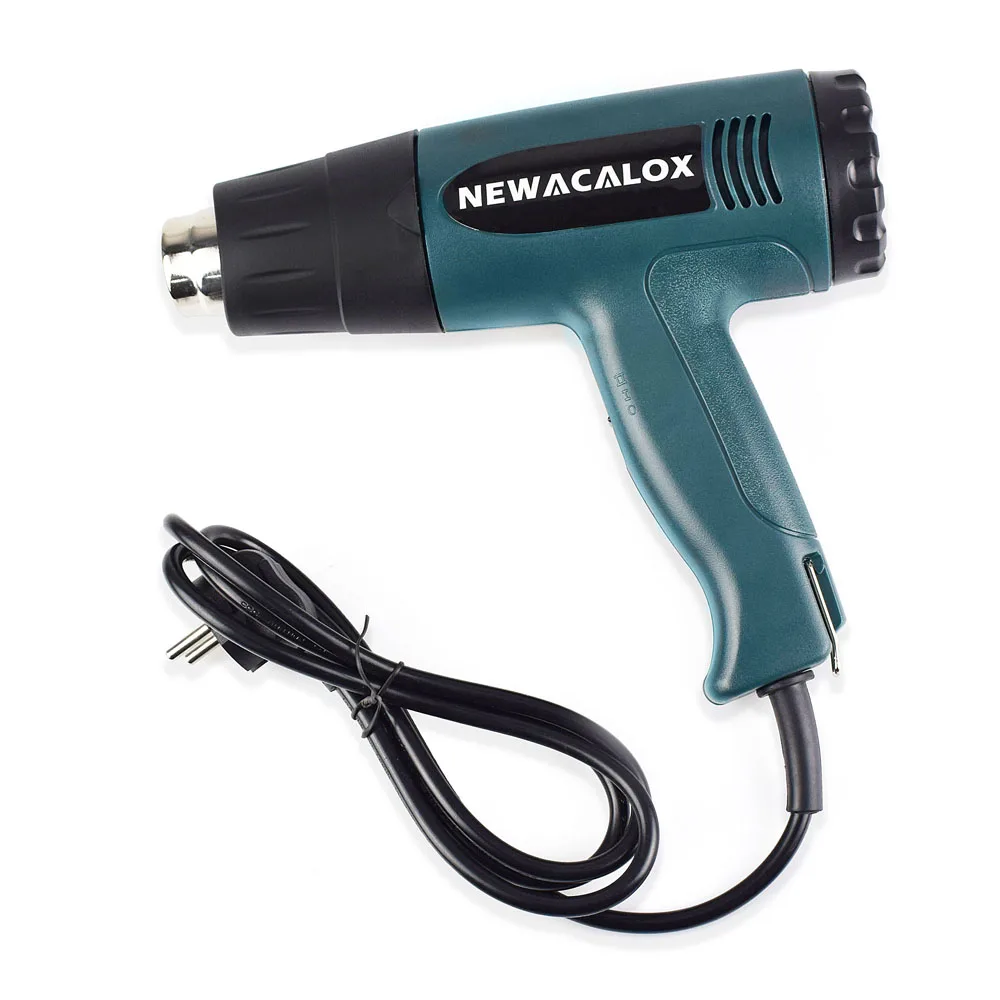 NEWACALOX 1800 Ватт 220 В ЕС вилка промышленный электрический горячий воздушный пистолет