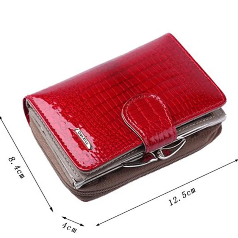 2017 модные брендовые женские кошельки и женский короткий кошелек из натуральной