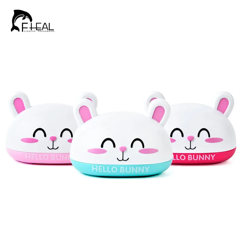 FHEAL милый кролик мыло держатель для туалетной бумаги с крышкой мыльница ванной