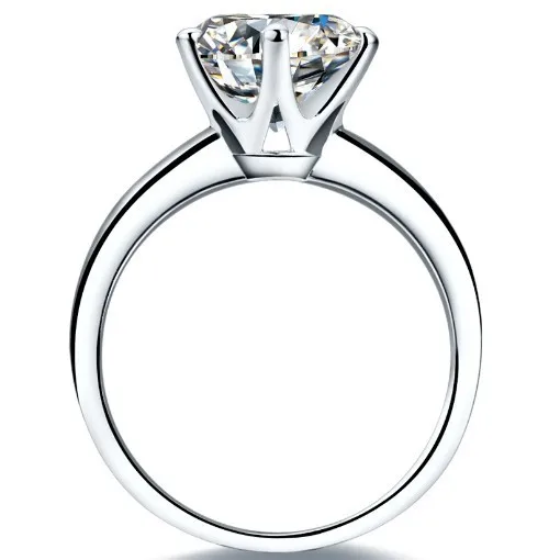 14K белые золотые свадебные наборы 2.7Ct женские обручальные кольца для женщин