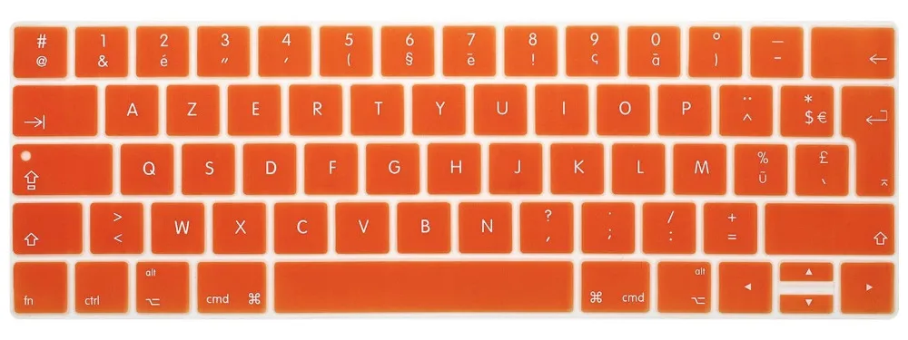AZERTY французский ЕС Силиконовый чехол для клавиатуры кожаный нового MacBook Pro 13