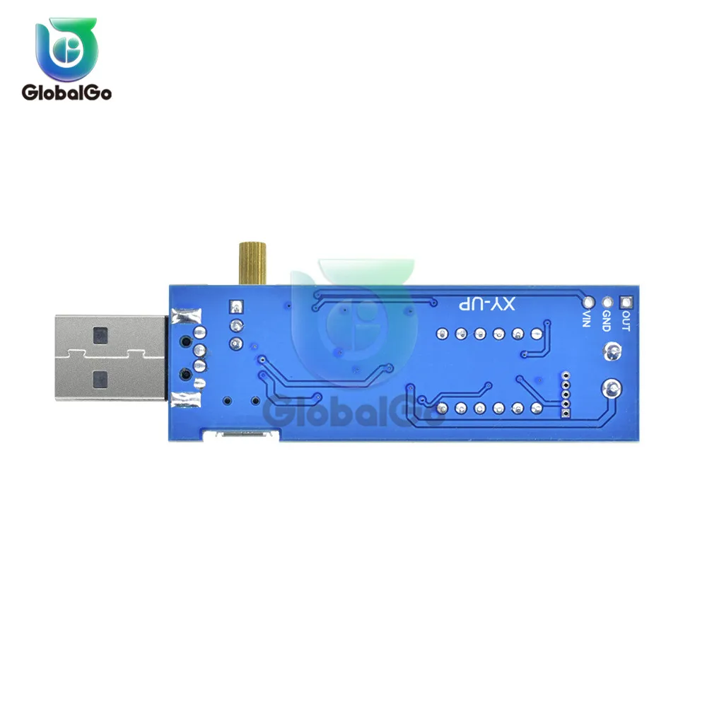USB Регулируемый понижающий блок питания зарядный модуль дисплей напряжения и