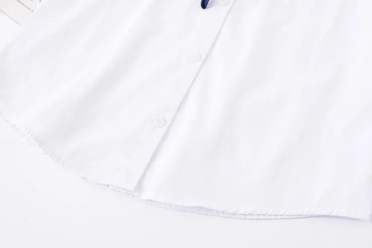 Женская блузка с коротким рукавом отложным воротником и лентой|women blouses|white shirtblouse