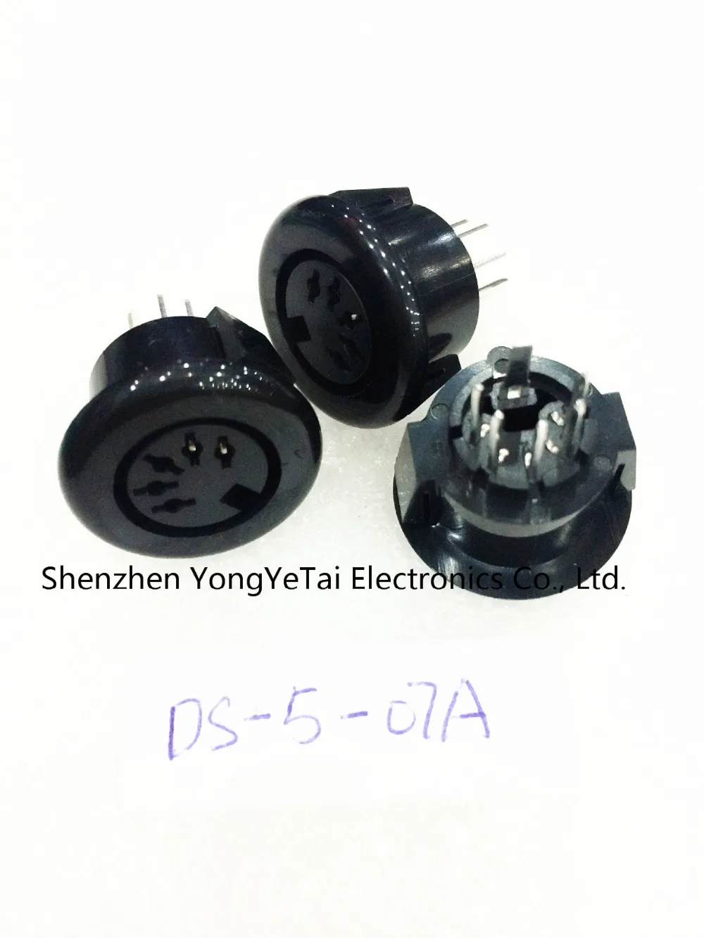 YYT черный DS-5-07A круглый пятиточечное S-video разъем 5-контактный 5P DIN держатель |