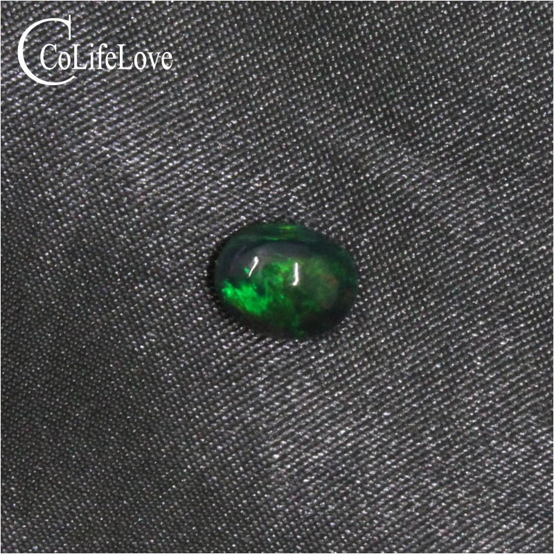 

7mm*9mm Dyed Natural Opal Loose Gemstone for Jewelry DIY Wholesale Price High Quality Black Opal Gemstone