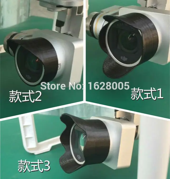 

3pcs/lot DJI Phantom 3 3D camera lens hood glare visor lens cap free shipping