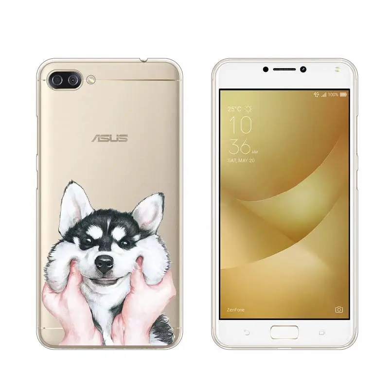 TPU чехол для Asus Zenfone 4 Max ZC554KL случае 5.5 дюймов программный телефон задняя крышка
