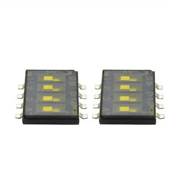 

10pcs 1.27mm Dial Switch Slide Patch Button Mini Flat Switch 8 Pins