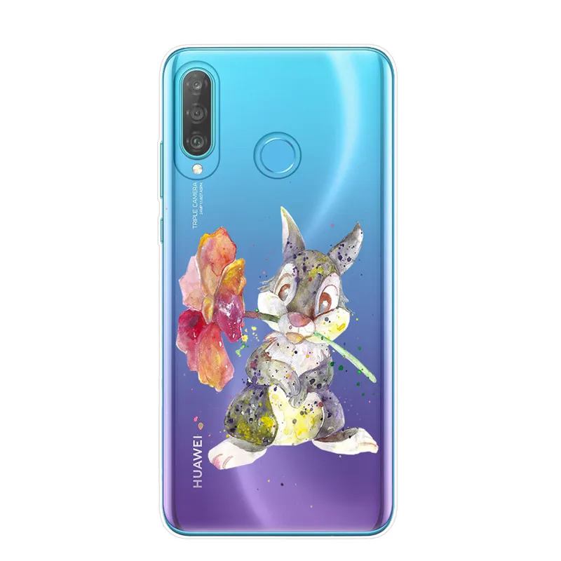 Акварельный чехол для телефона Alice Tinkerbell Ститч Русалка Принцесса чехол для huawei P30 P20 Lite P10 P9 P8 Lite чехол s - Цвет: T6463