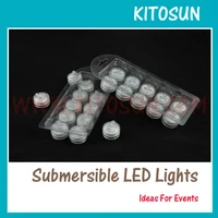 KITOSUN120pcs RED color Submersible battery led FLoralyteLed Centerpiece lights-Waterproof led light