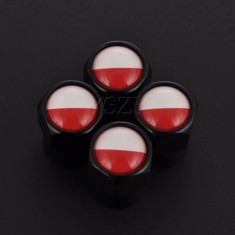 Колпачок Клапана автомобильной шины с полированным флагом колпачок клапана