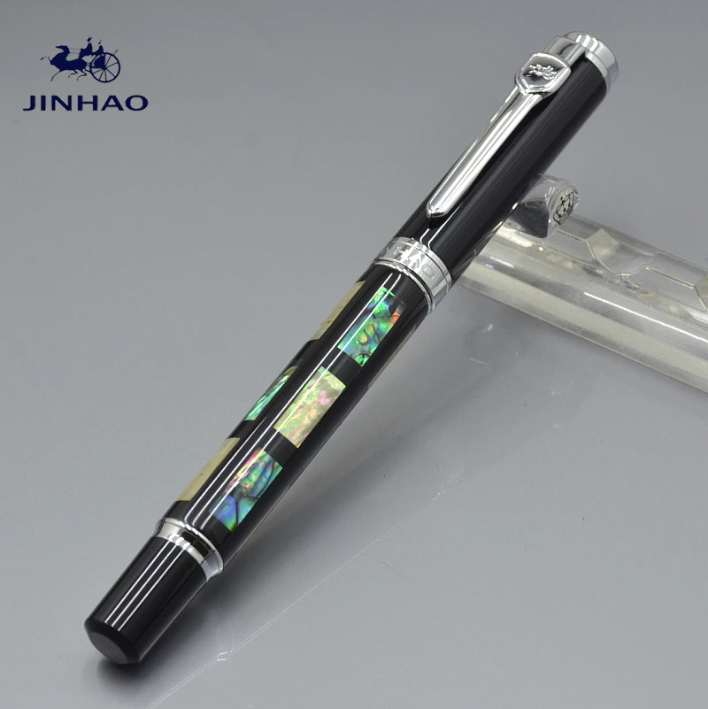 JINHAO 8802 раковина резьба перьевая ручка школьные офисные канцелярские