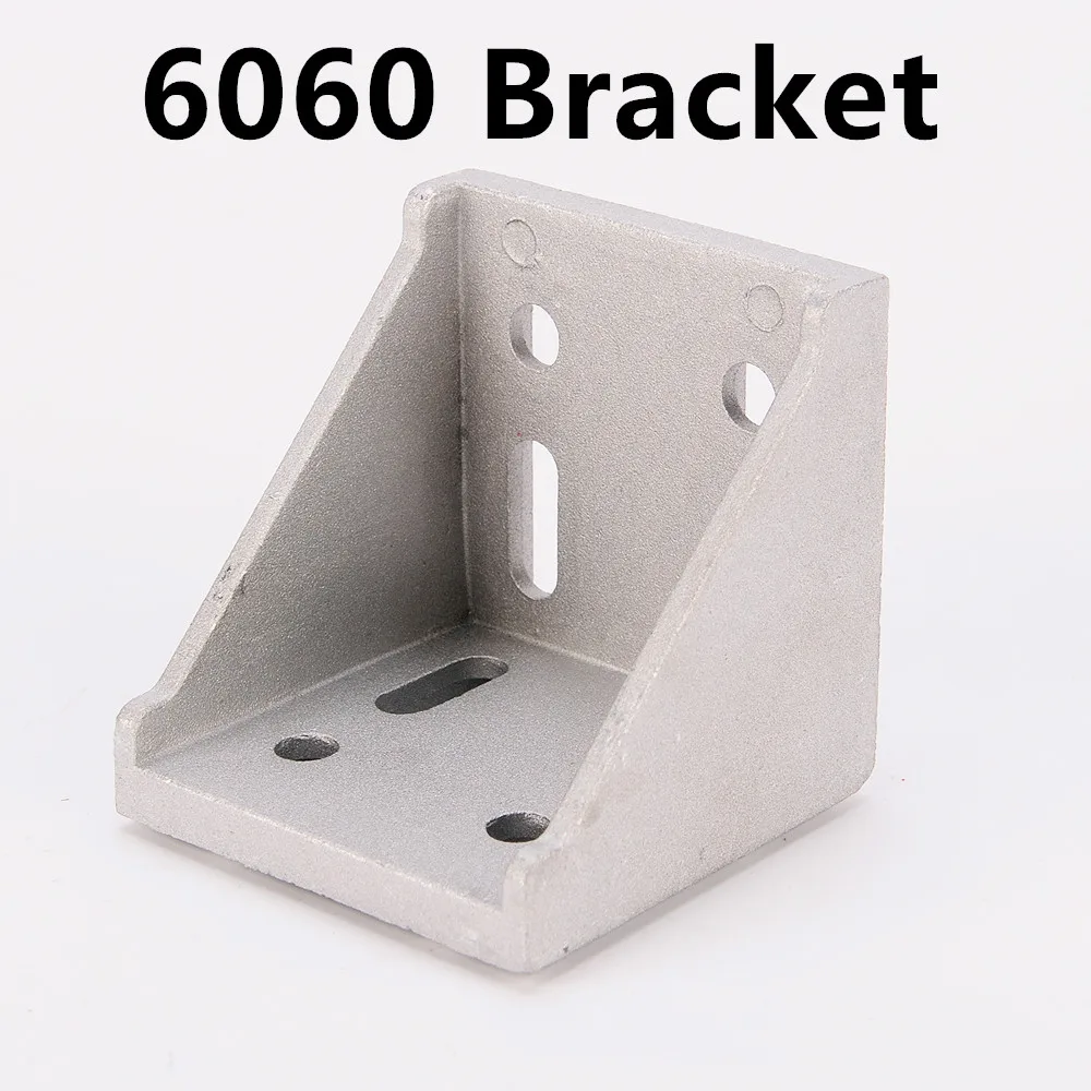 CNC DIY 6060 Угловой Монтаж 60x60 домашние декоративные угловые кронштейны алюминиевый