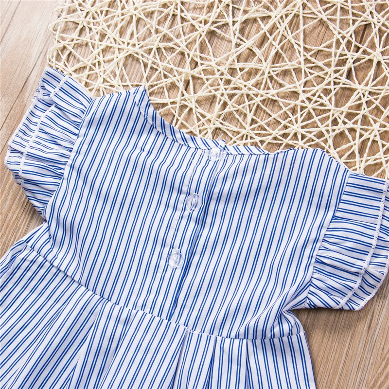 2019 милое летнее платье пачка для маленьких девочек повседневные Хлопковые
