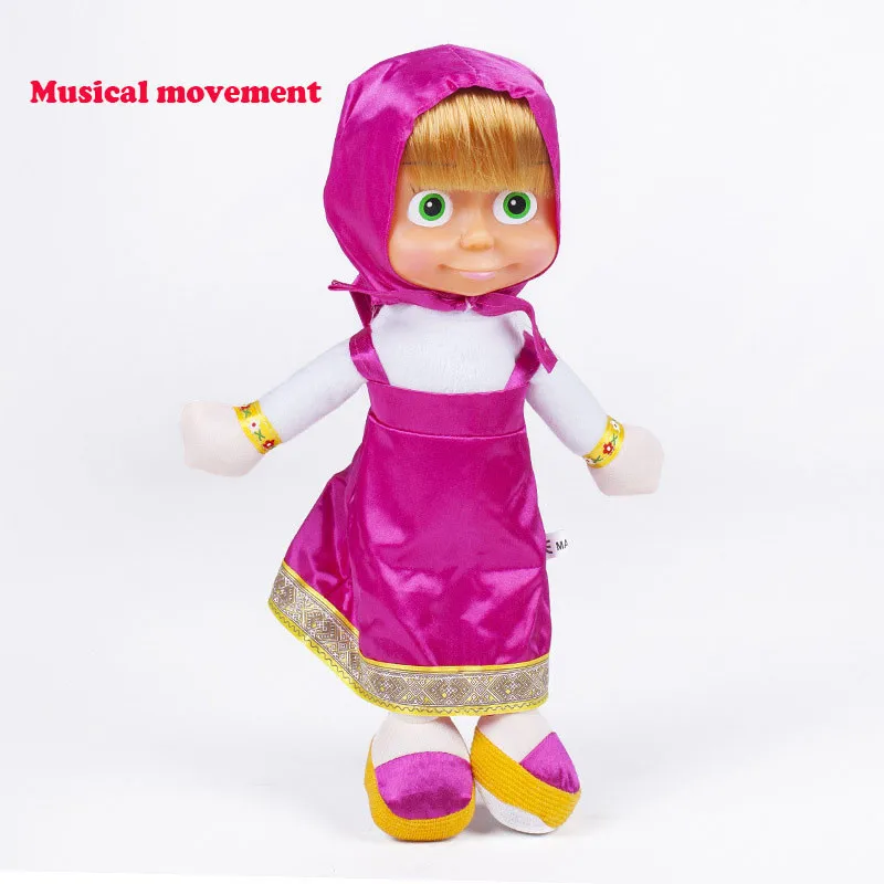 Kawaii Martha и медведь Россия плюшевые игрушки Адидас встречи говорить пой Masa Lint