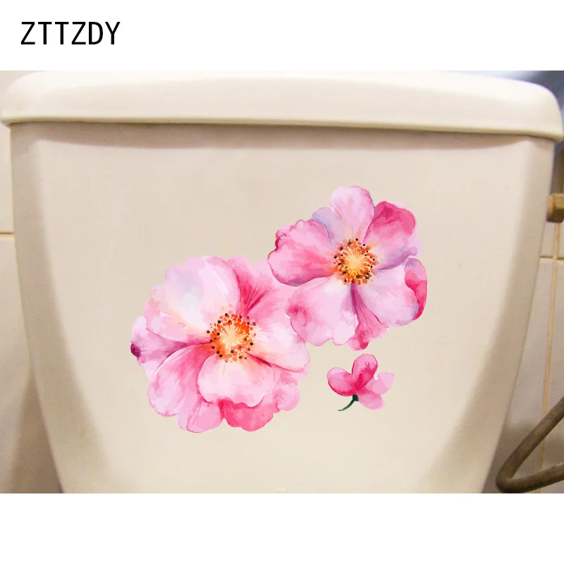 

ZTTZDY 22,3*18,9 см, расписанные вручную Акварельные Цветы, домашний Настенный декор для гостиной, туалета, фотообои