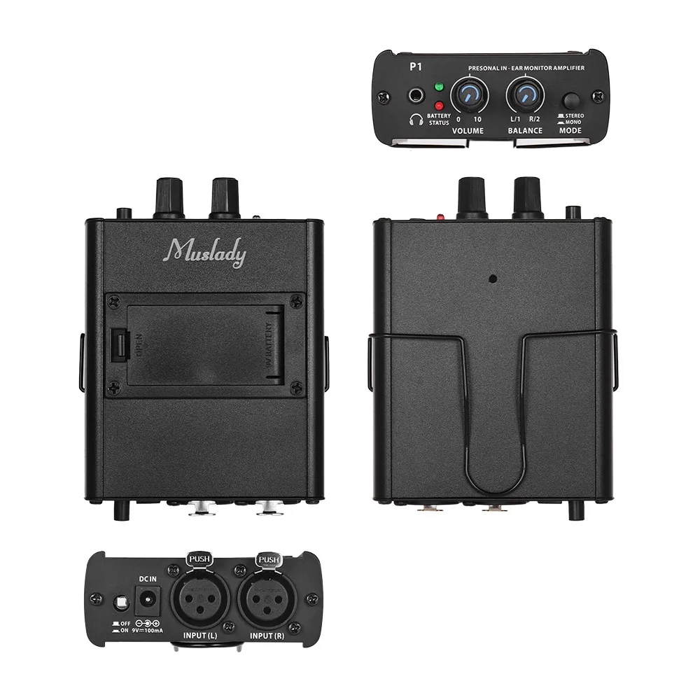 Muslady персональный In ear монитор усилитель наушники для наушников с XLR входов 3 5 мм