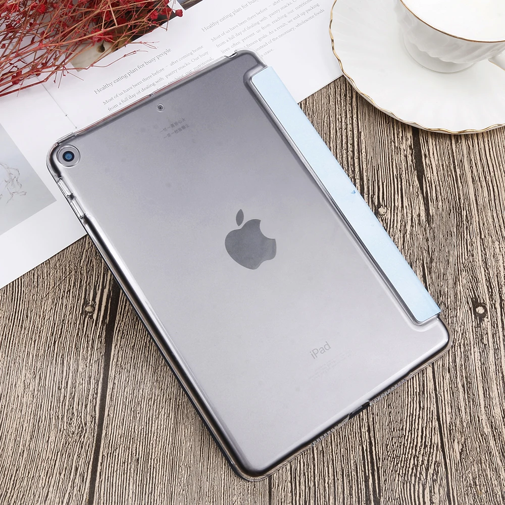 Окрашенный чехол для iPad Mini 1 2 3 7 9 'откидной Чехол-подставка из искусственной