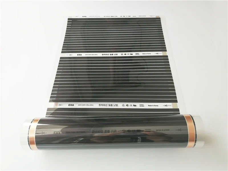 Пленка для подогрева пола 2 квадратных метра 220 Вт/квадратный метр комнатный