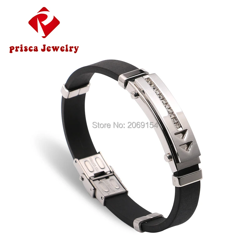 Очаровательные силиконовые браслеты модные ювелирные изделия золотой браслет