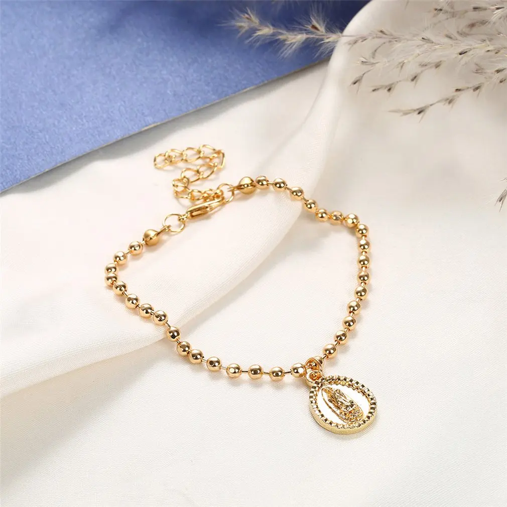 Irregular Coin Pendant Beads Women Bracelets &amp Bangles Summer Style For Female Fine Jewelry Best Gift | Украшения и аксессуары
