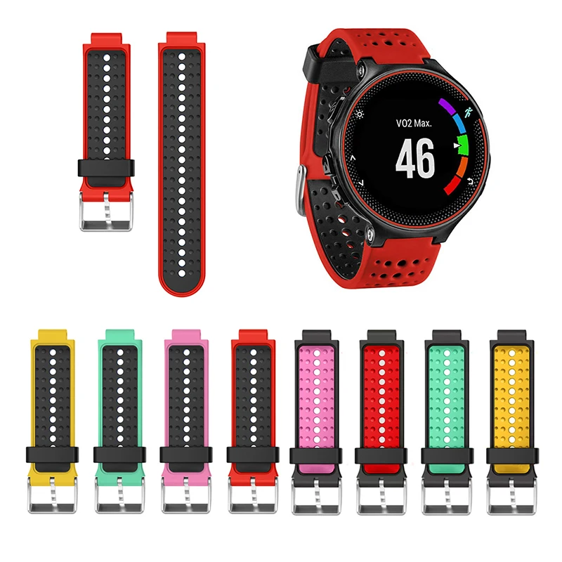 Для Garmin Forerunner 220/230/235/620/630 мягкий силиконовый браслет ремешок сменный Браслет Wearable