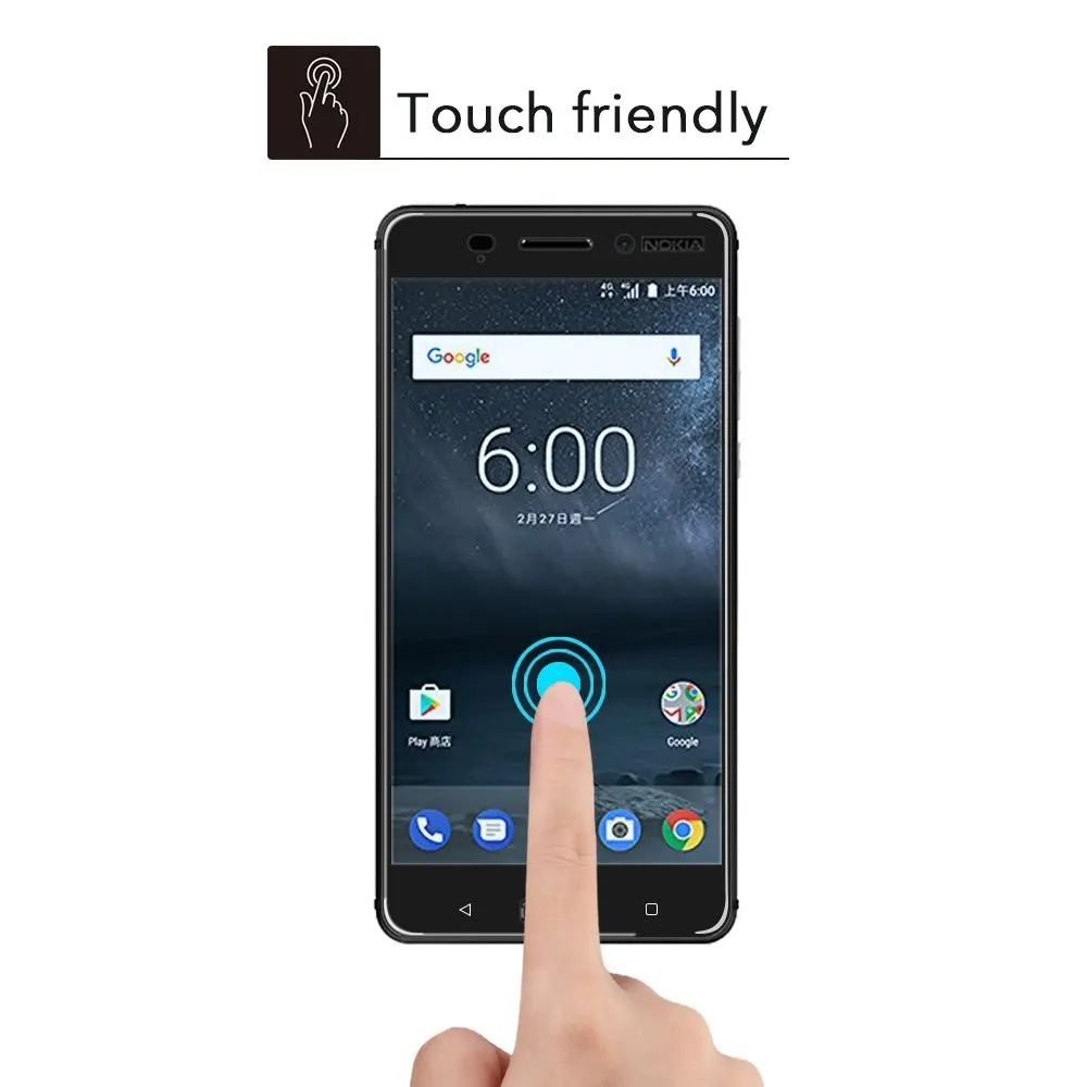 Закаленное стекло с полным покрытием и изогнутыми краями для Nokia 9 8 6 3 5 защитная