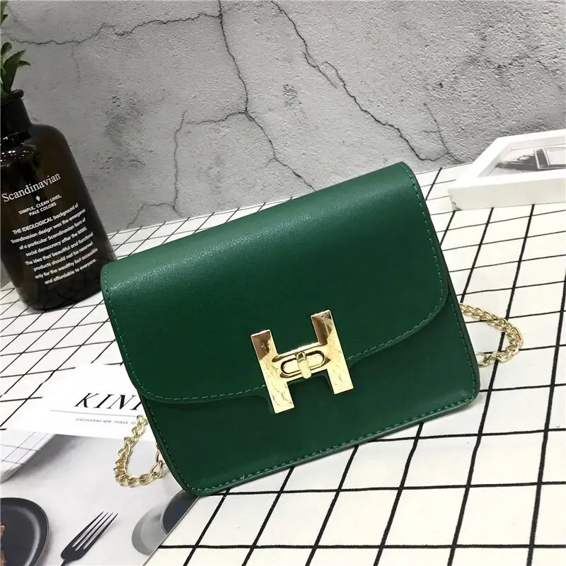 2019 New Fashion Girl Simple Flap Trend Women Handbags Lady Korean Chain Shoulder Bag Female Messenger Turn Lock Bags | Багаж и сумки