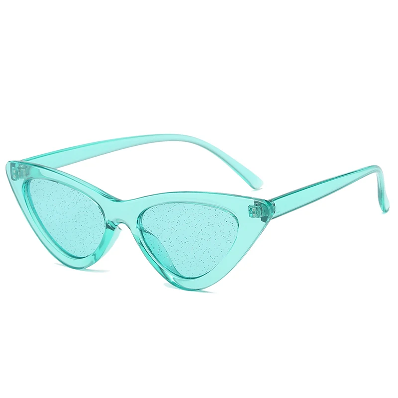 Женские солнцезащитные очки smism Bling Cateye с линзами для глаз унисекс Lunette De Soleil Femme Fun