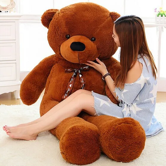 

120CM Giant Stuffed Teddy Bear Big Plush Toy Big Embrace Full Bear With Cotton Children Doll Girls Gifts Lover Birthday gift