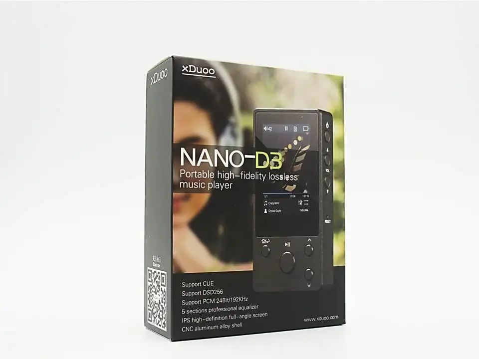 XDuoo NANO D3 DSD256 24 бит/192k HiFi портативный музыкальный плеер без потерь | Электроника