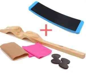 with blue turnboard Деревянная балетная Растяжка для ступней верхней арки, носилки для балета, танцовщицы и гинмастики, тренировочный танцевальный растягивающийся инструмент, аксессуары для балета - Цвет: with blue turnboard