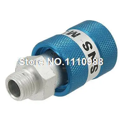 

Nonslip Teal Blue Aluminum Hand Slide Valve Connector