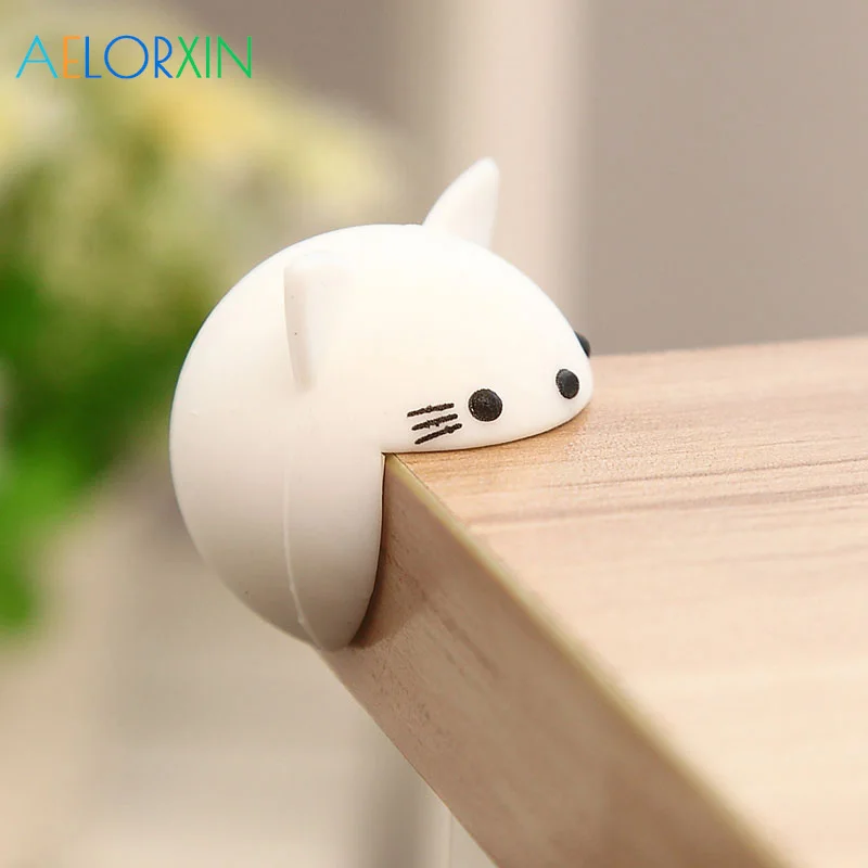 Protector de mesa de protecci&oacute;n para ni&ntilde;os, productos de seguridad para beb&eacute;s, borde de vidrio, muebles, protecci&oacute;n de esquinas, 2 piezas-4