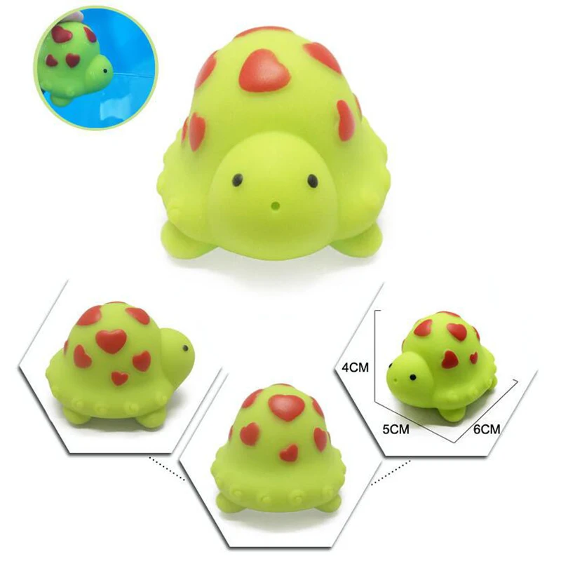 5 шт. Игрушки для ванны в ванной детская игрушка детей спрей воды Животные Мягкие