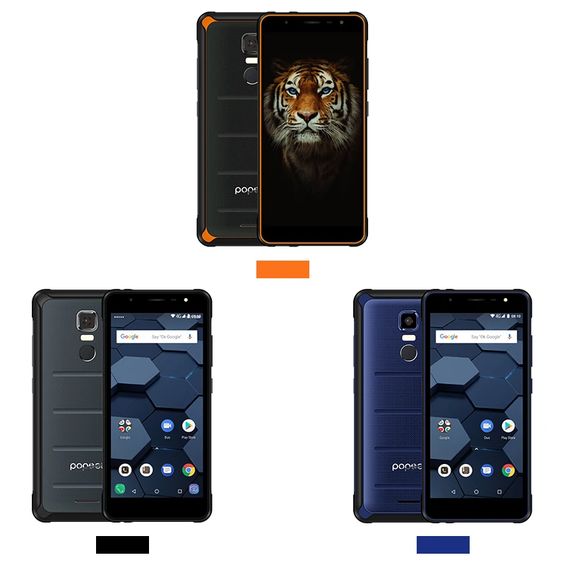 Глобальная версия poptel P10 IP68 waterpoof Смартфон Android 8 1 5 &quotFHD MTK6735 Восьмиядерный 4G B 6 NFC OTG
