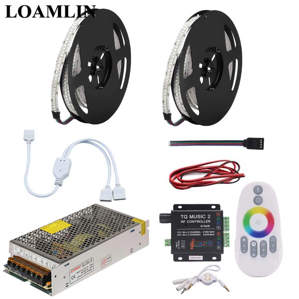 RGB Светодиодная лента 2835SMD 234 светодиодов/м гибкая лампа с TQ Music2 RF Led контроллером