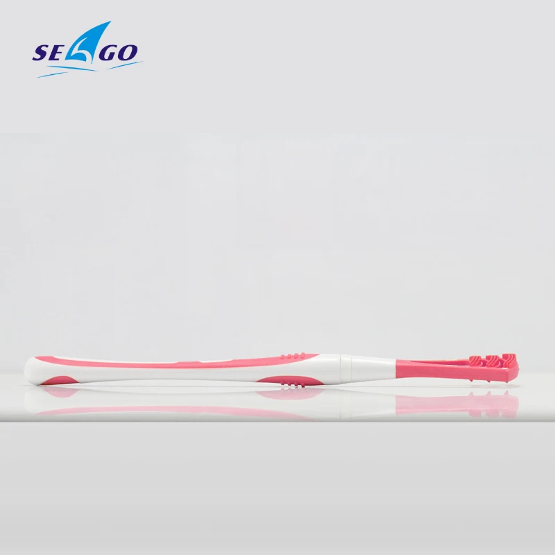 Мягкая щетка для языка SEAGO, скребок для чистки языка, скребок для ухода за полостью рта, гигиена полости рта, сохраняет свежесть дыхания, для взрослых, SG943