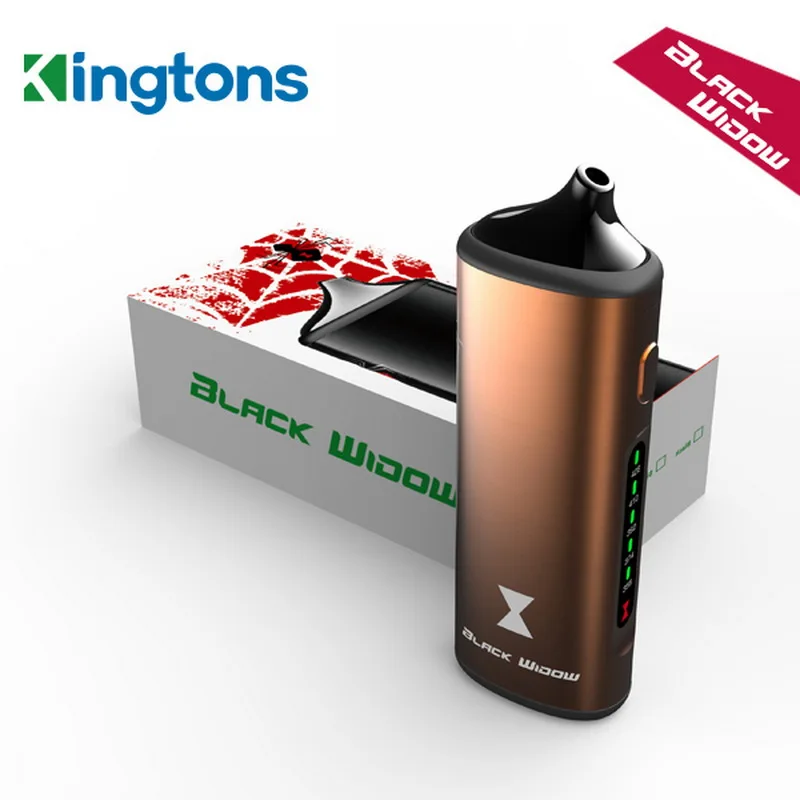 100% Оригинальный мод для сухой травы Черная Вдова Kingtons травяной испаритель вейп