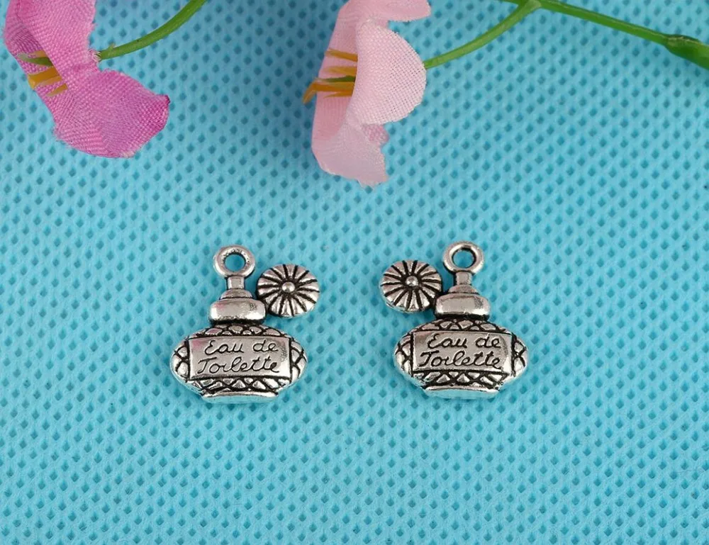 Флаконы духов Подвески винтажные серебряные бусины для браслета ожерелья DIY