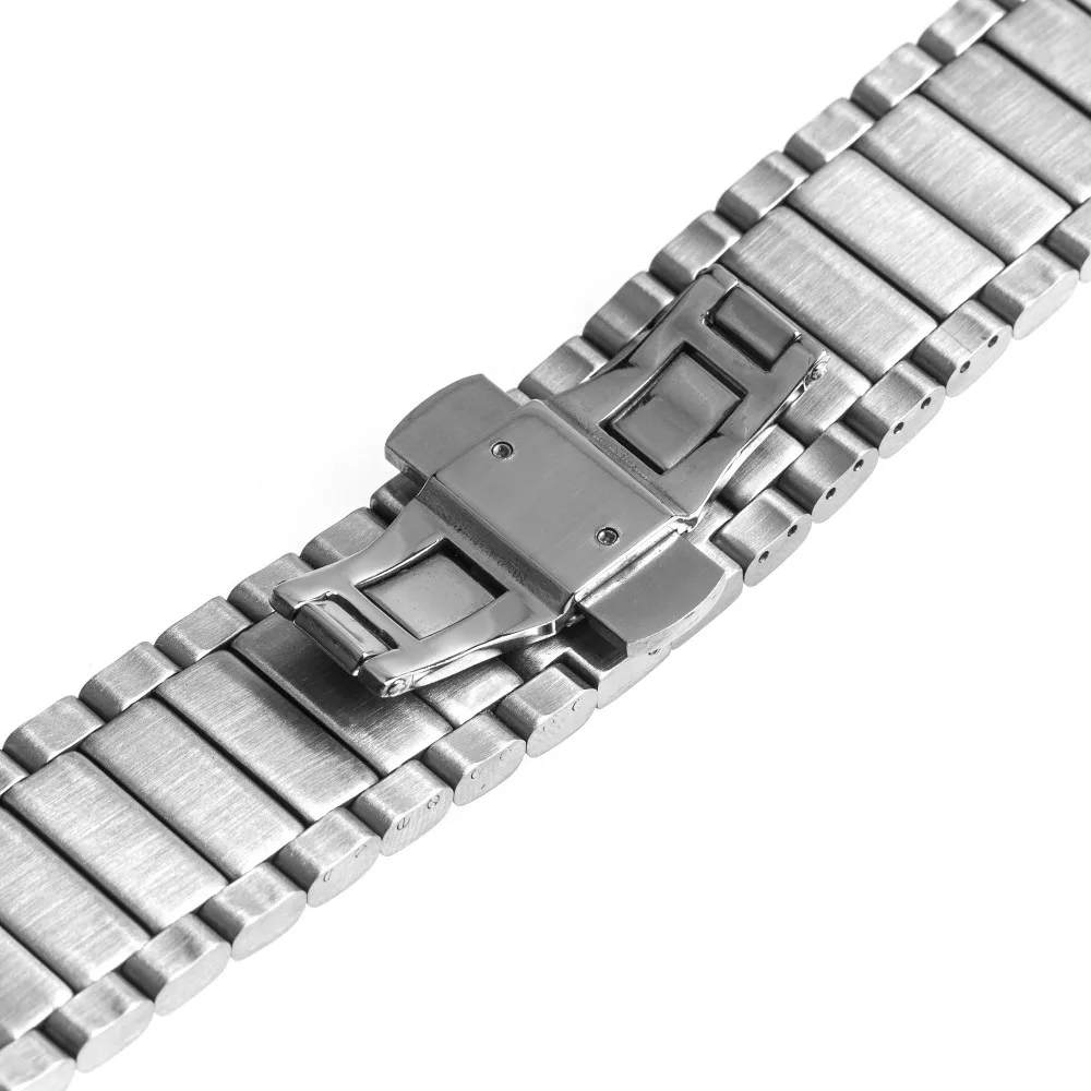 22 мм ремешок для часов из нержавеющей стали ASUS Zenwatch 2 LG G Watch W100 W110 Urbane W150 Pebble Time Quick