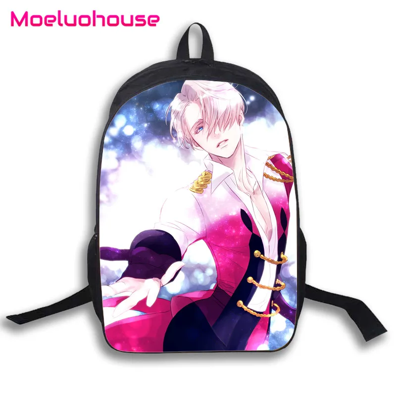 Аниме Юри! На льду Victor Nikiforov 16 &quotрюкзак для ноутбука Студенческая школьная