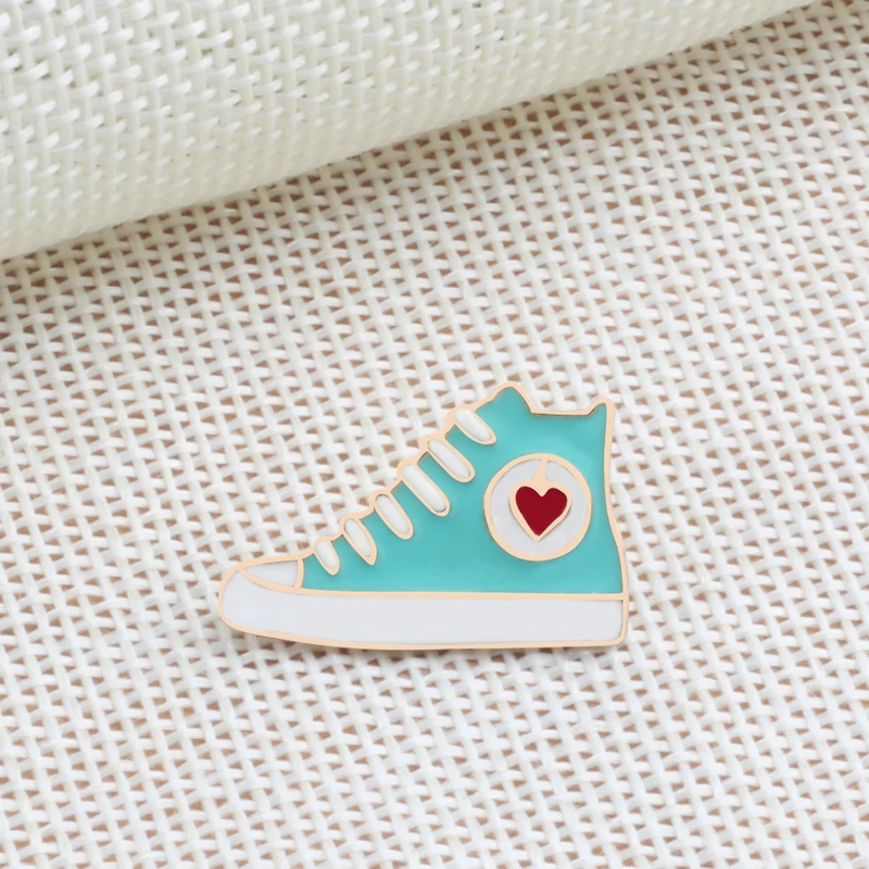 Индивидуальная брошь в 8 стилях булавки металлическая игла бейдж холщовая обувь