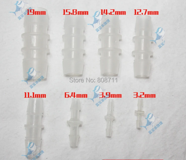 10 шт 3 мм пластиковый колючий соединитель прямой трубный Столярный фитинг шланга