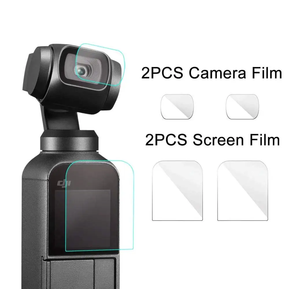 Osmo dji osmo карманные аксессуары, защита экрана карман фильмы объектив защитная пленка аксессуар для 4K карданный чехол